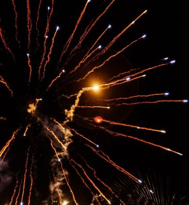 Silvester 2017 | Fotograf: @v.ivash Bildquelle: https://www.freepik.com/free-photo/fireworks-fly-like-arrows-in-night-sky_1120169.htm#term=firework&page=1&position=31