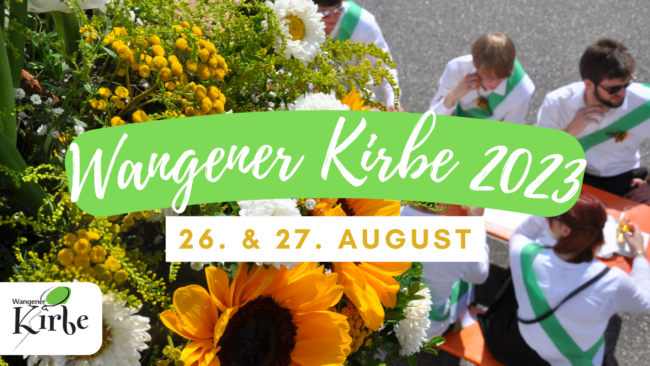 Wangener Kirbe – Wangener Kirbe 2023 – Titelbild