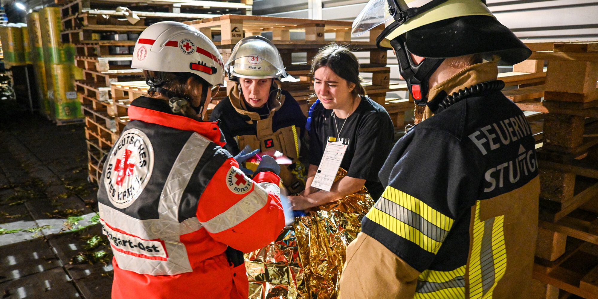 Übung mit DRK Stuttgart-Ost I